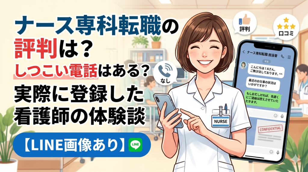 ナース専科転職を利用しての体験談