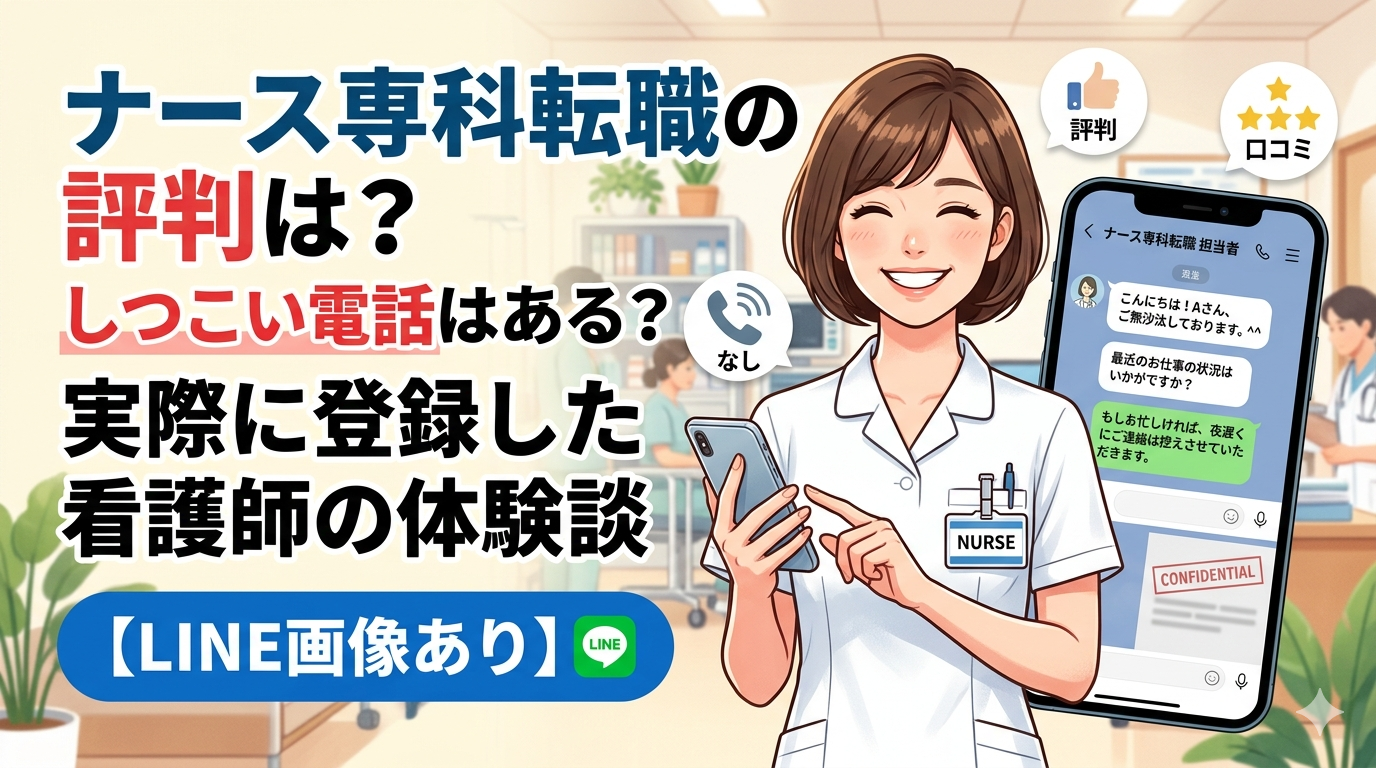 ナース専科転職を利用しての体験談