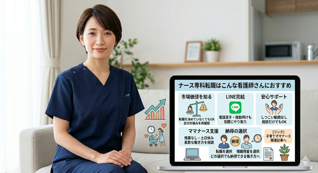 ナース専科転職はこんな看護師さんにおすすめ