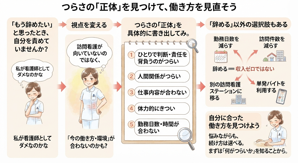 訪問看護の辛さの正体を見つける