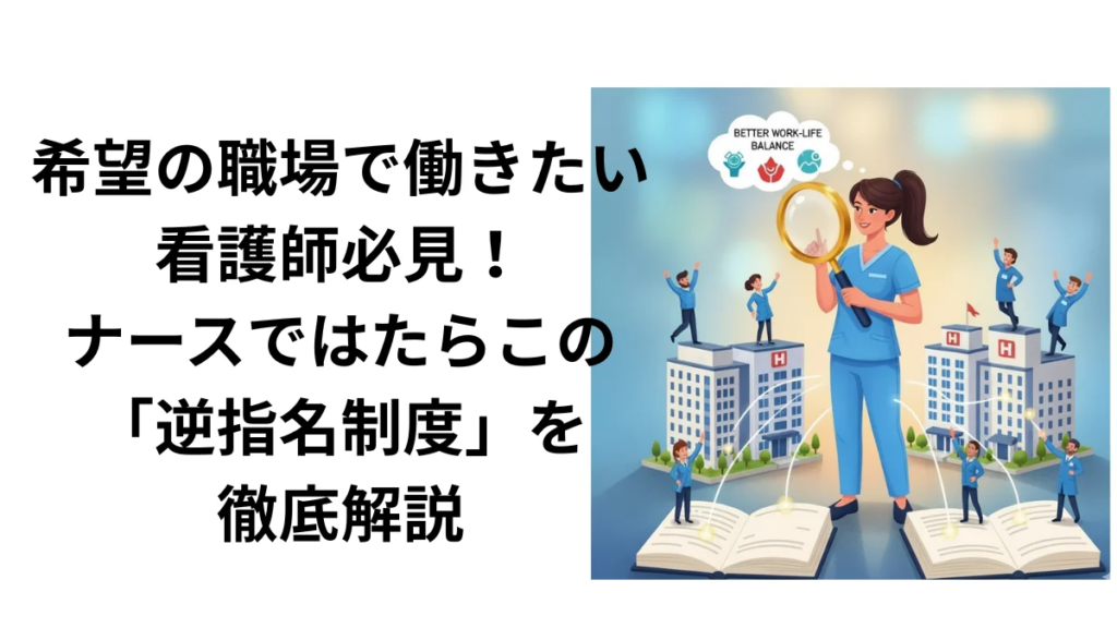 ナースではたらこの逆指名制度について